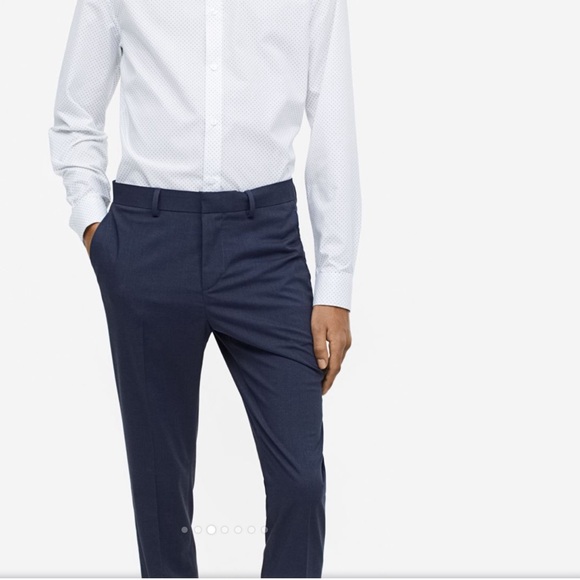 Preowned H&M Slim Fit Dress Up T-shirt Size Large Lightweight Button Up . - Picture 4 of 10